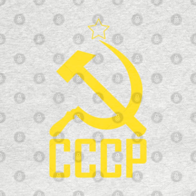 Yellow Star Hammer Sickle by duniakubaby